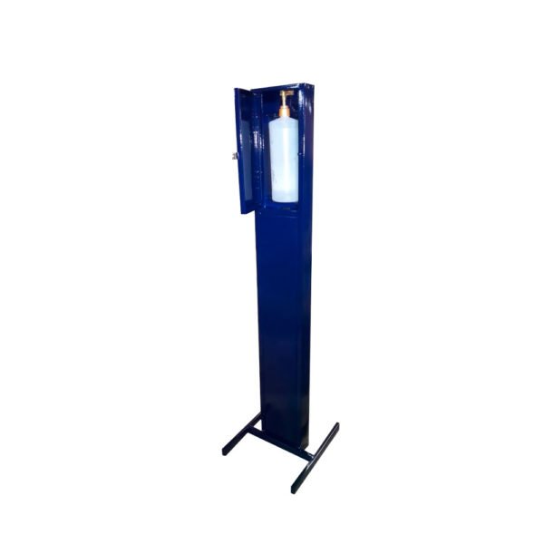 Dispensador Azul de Gel Antibacterial
