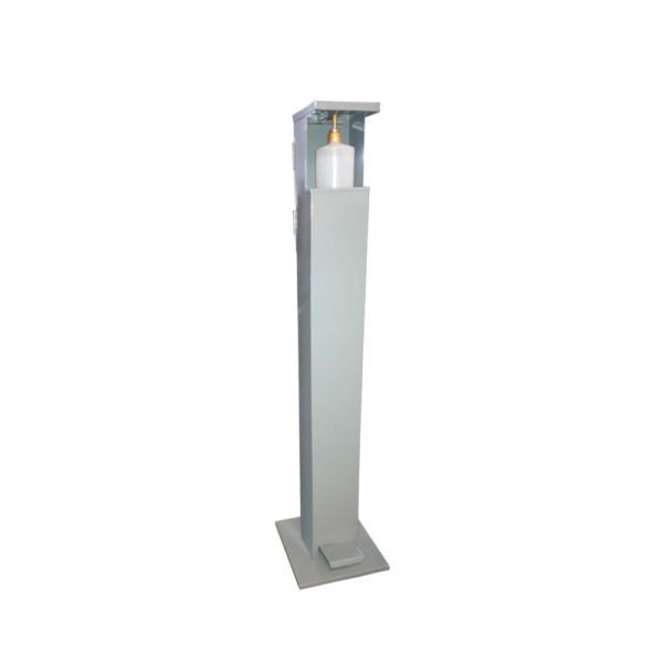 Dispensador Gris de Gel Antibacterial