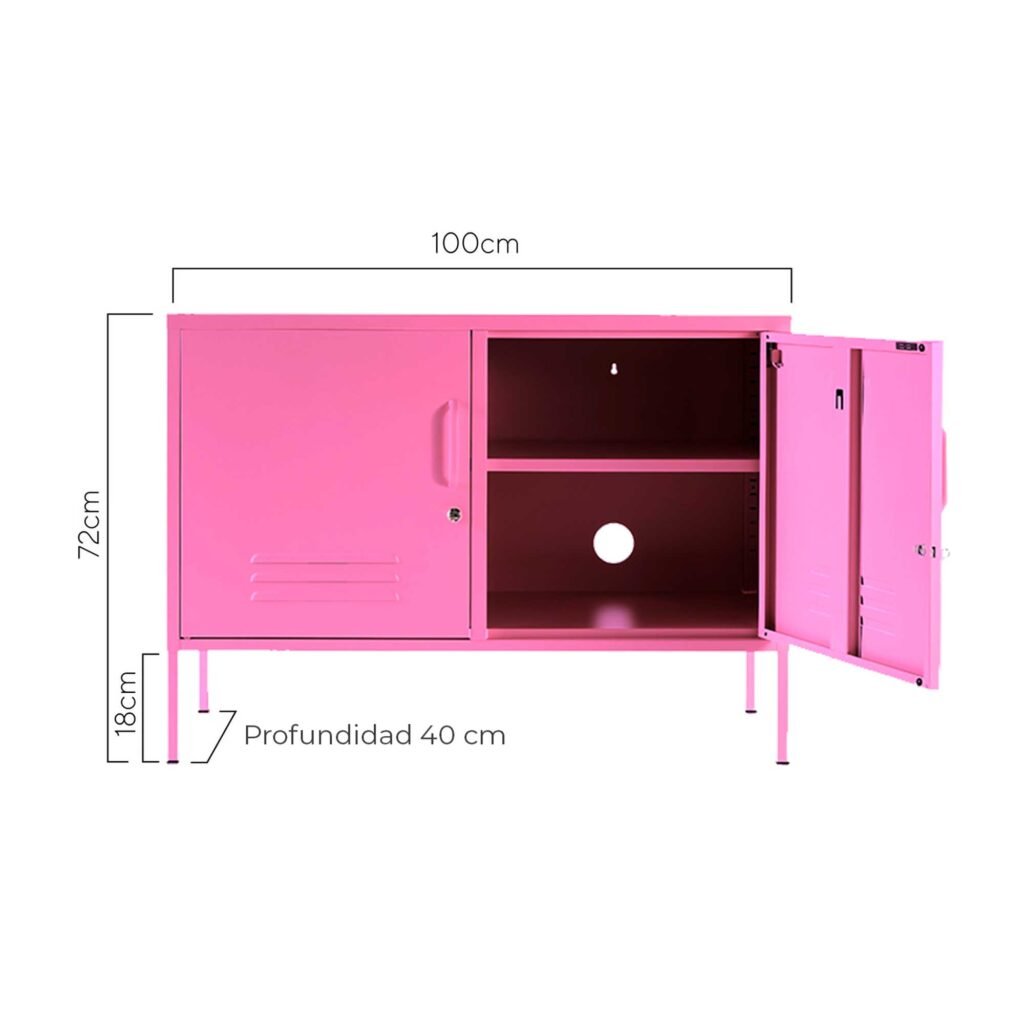 Mueble rosa minimalista 4